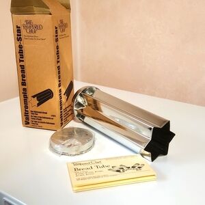 Pampered Chef bread tube star shape